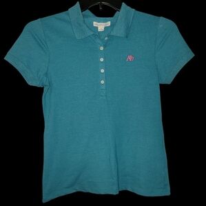 NWOT Aeropostale Small Women's Teal polo shirt
